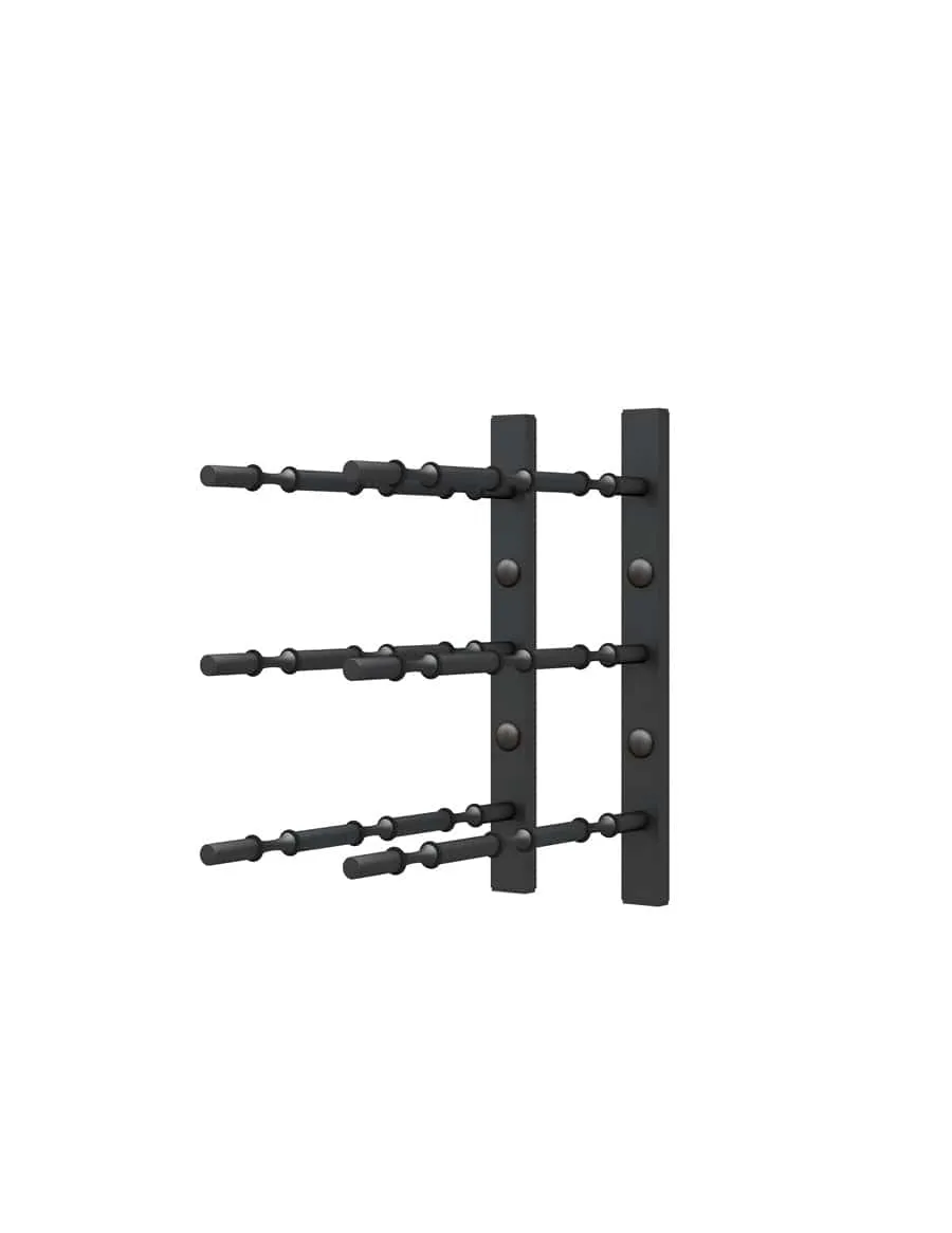 Ultra Wine Racks HZ Wall Rails 1FT Metal Wine Rack (3 to 9 Bottles)