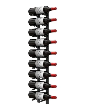 Ultra Wine Racks HZ Wall Rails - 3FT Metal Wine Racks (9 to 27 Bottles)