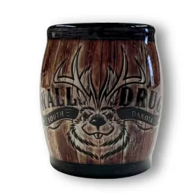 Wall Drug Jackalope Barrel Shot Glass