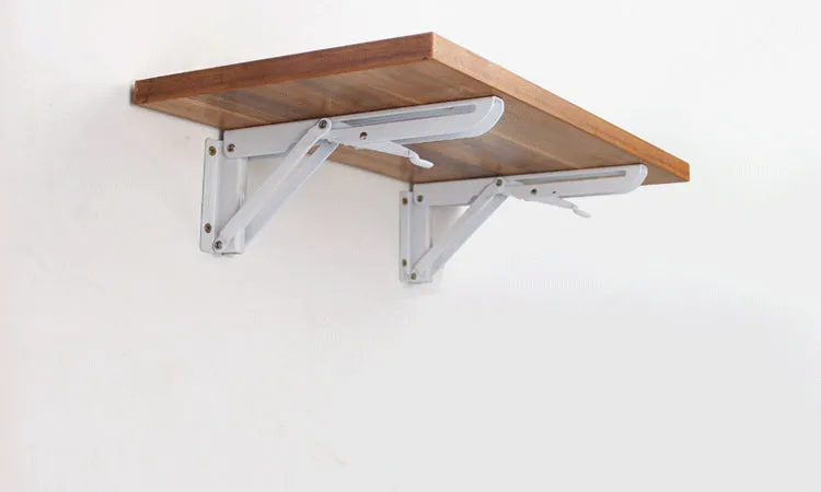 Wall-Mounted Foldable Shelf Organizer Bracket