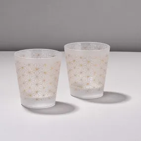 Wamon Japanese Pair Glass