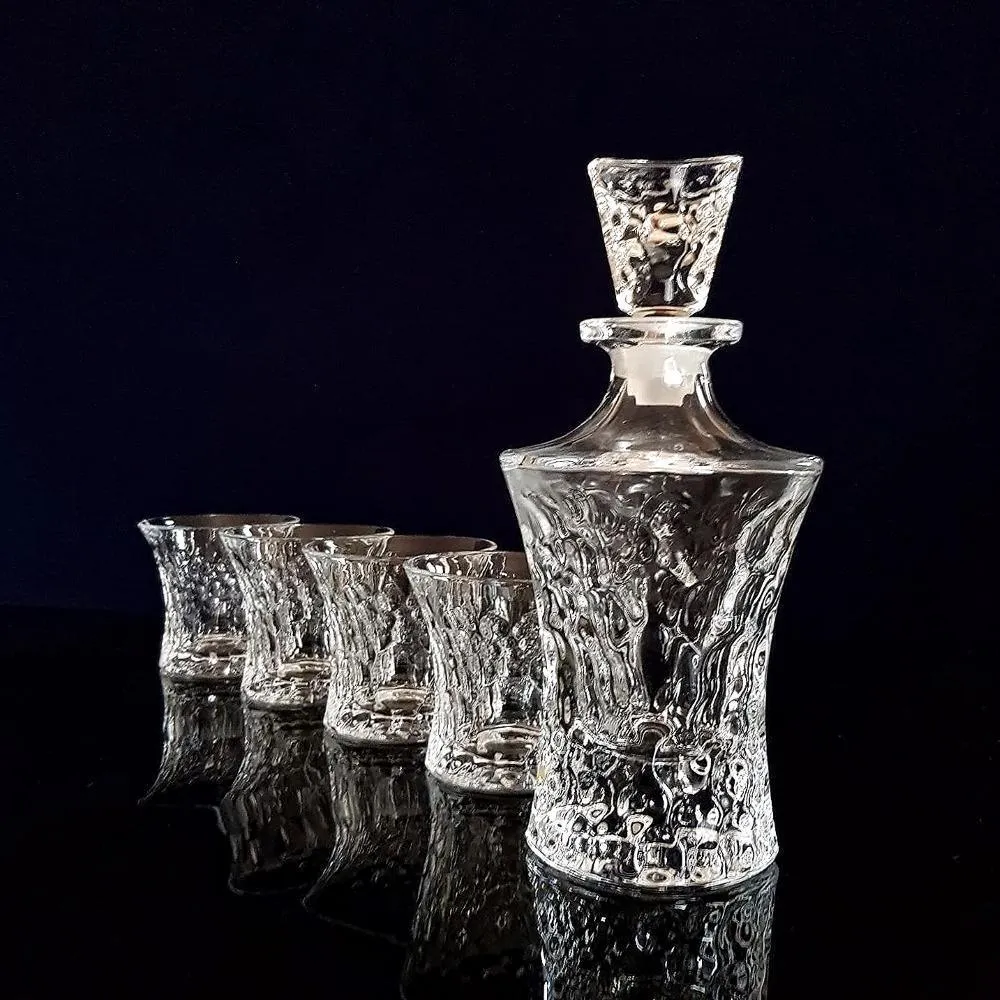 Whiskey Decanter and Tumblers Set (Cœur Pur - Reine)