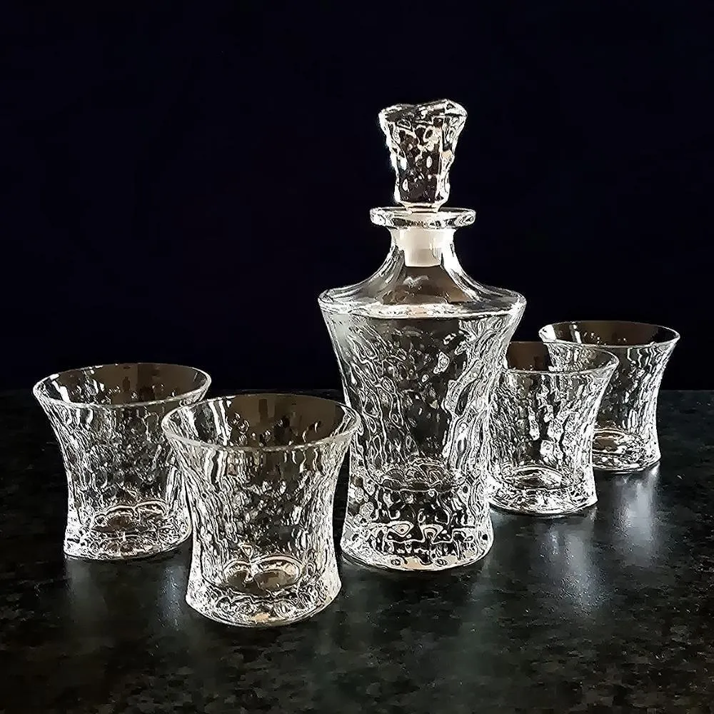 Whiskey Decanter and Tumblers Set (Cœur Pur - Reine)