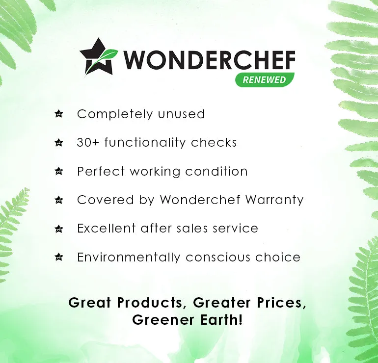 Wonderchef Renewed Crescent Electric Kettle | Stainless Steel | 1.5 Litres | Safety Locking Lid (Copy)