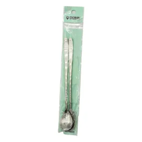 Zenthl Stainless Steel Long Spoon 2pcs Set (KW028394)